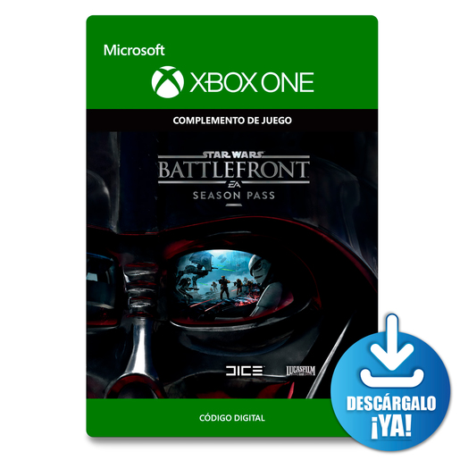 Star Wars Battlefront Season Pass / Complemento de juego digital / Xbox One / Descargable