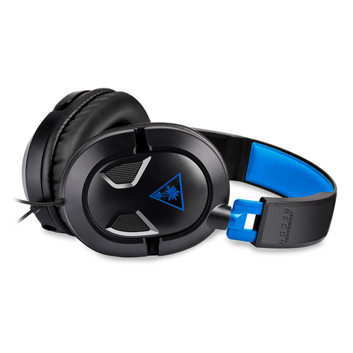 Audífonos Gamer Turtle Beach Recon 50P / PlayStation 5 / PlayStation 4 / Negro con azul Audífonos Gamer Turtle Beach Recon 50P / PlayStation 5 / PlayStation 4 / Negro con azul