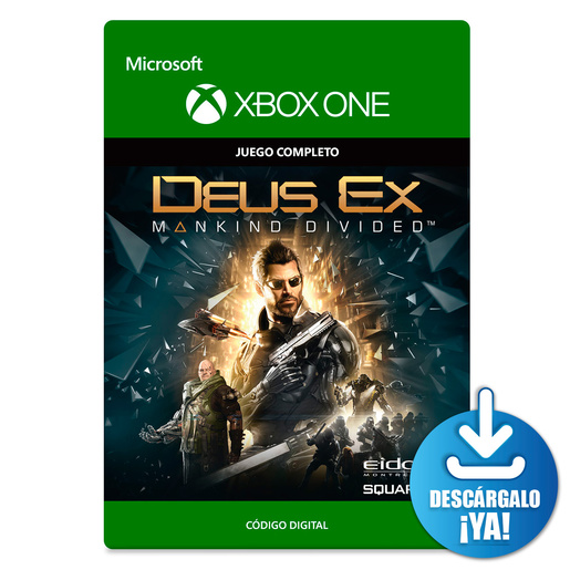 Deus Ex Mankind Divided / Juego digital / Xbox One / Descargable