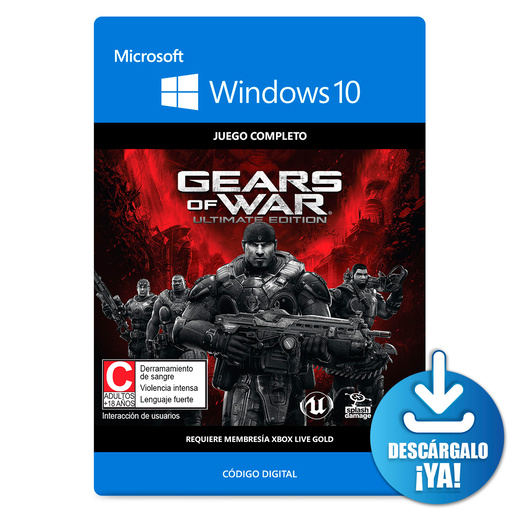 Gears of War Ultimate Edition Windows 10 Descargable Gears of War Ultimate Edition Windows 10 Descargable