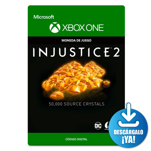 Injustice 2 Source Crystals / 50000 monedas de juego digitales / Xbox One / Descargable Injustice 2 Source Crystals / 50000 monedas de juego digitales / Xbox One / Descargable