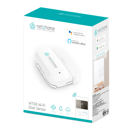 Sensor Inteligente para Puerta o Ventana NetzHome WT06 / WiFi / Blanco