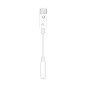 Adaptador USB Tipo C a 3 5 mm Celebrat D8 Blanco Adaptador USB Tipo C a 3 5 mm Celebrat D8 Blanco