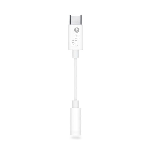 Adaptador USB Tipo C a 3 5 mm Celebrat D8 Blanco Adaptador USB Tipo C a 3 5 mm Celebrat D8 Blanco