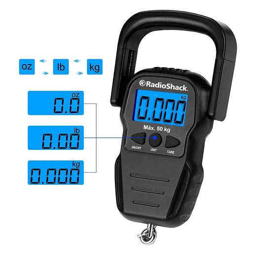 Bascula de Equipaje Portátil RadioShack 50 kg Gris Bascula de Equipaje Portátil RadioShack 50 kg Gris